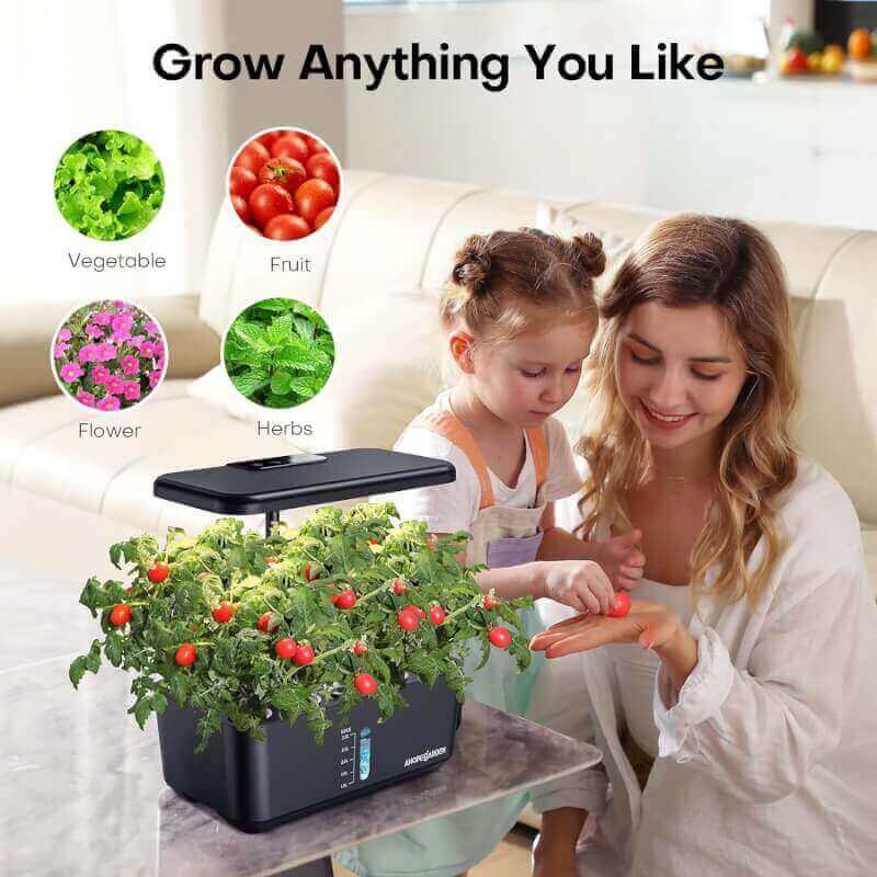 87pcs Seed Pod Kit Compatible with Aerogarden and All Brands - Grow Anything Kit for Indoor Garden Hydroponics Growing System with 40 Grow sponges, 40 Pod Labels, 6 AB Plant Food, 1 Tweezers