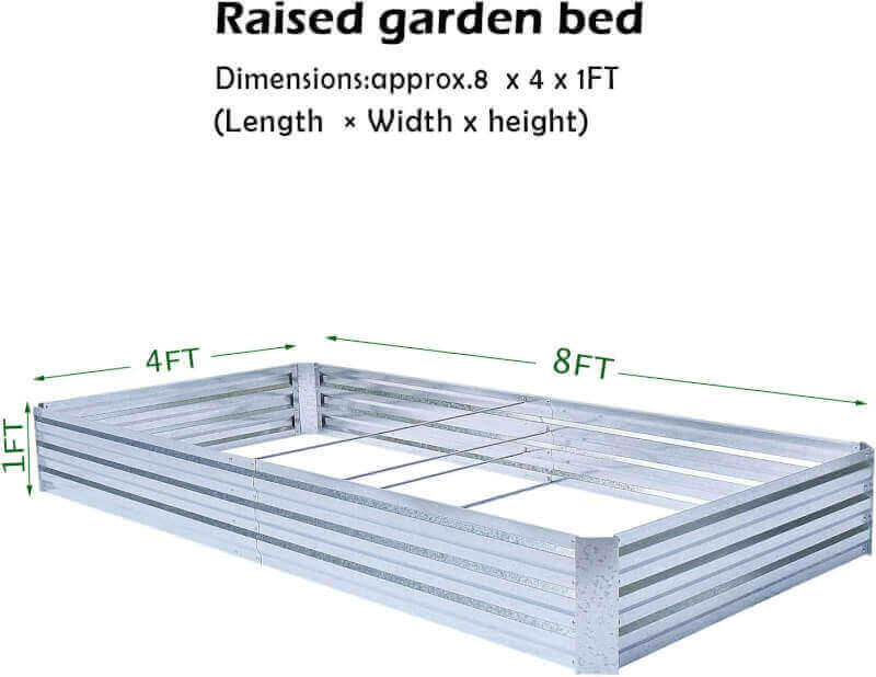 foyuee galvanized raised garden beds review