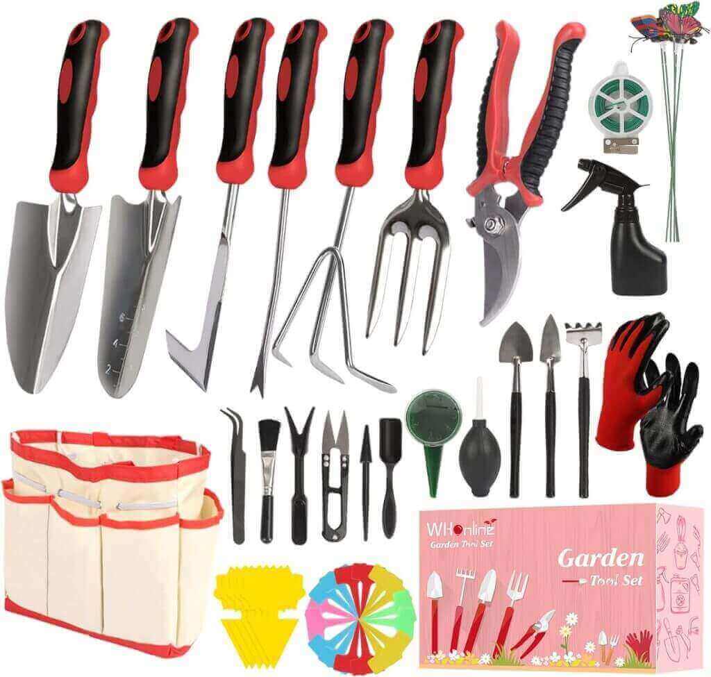 whonline gardening tools set review