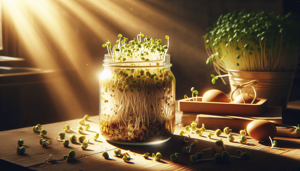 a beginners guide to growing sprouts in a jar