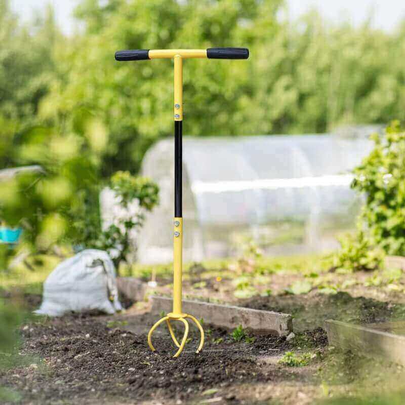 Byhagern Manual Twist Tiller, Efficient Tiller for Gardening, Efficient Soil Cultivation, Garden Bed Tiller, Premium Handheld Garden Tool
