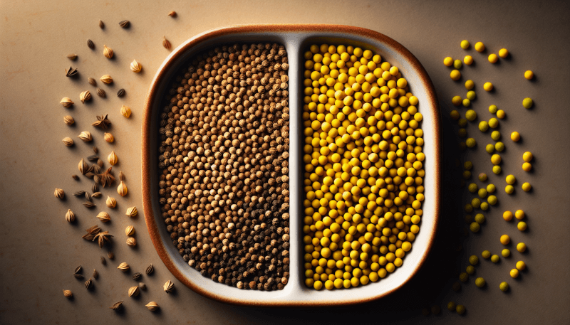 coriander vs mustard seeds