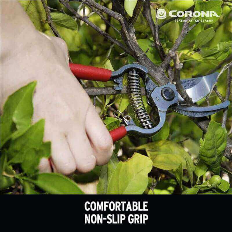Corona BP 3180D Forged Classic Bypass Pruner with 1 Inch Cutting Capacity, 1, Red