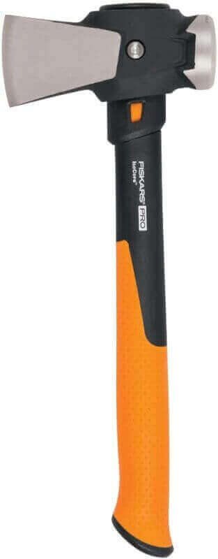 Fiskars Pro IsoCore Pick/Mattock - 1.5 lb Pick with Shock Controlled Handle - Building and Fixing Tools - Orange/Black