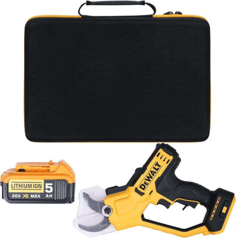 Khanka Hard Storage Case Replacement for DEWALT 20V MAX Cordless Pruning Shears Garden Tool (DCPR320B), Case Only