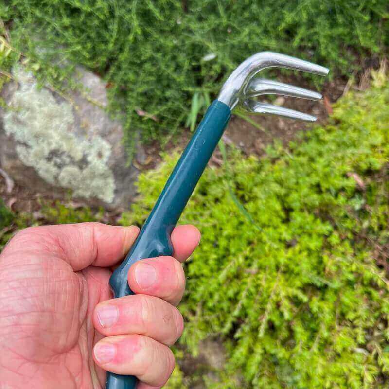 Kings County Tools Combo Garden Hand Tool | Combination Trowel  Rake | Trake Measures 17” | Use for Weeding, Planting and Transporting | Polished Cast-Aluminum