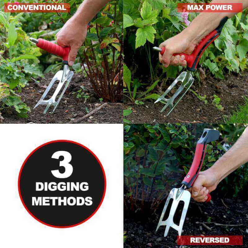 Roamwild Multi-Digger Dual Grip Garden Hand Trowel (Garden Hand Trowel)
