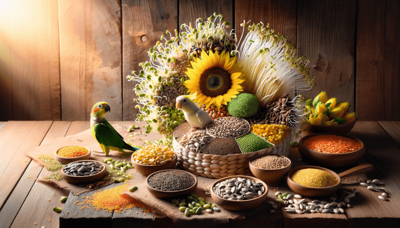 Sprouting Seeds For Parrots