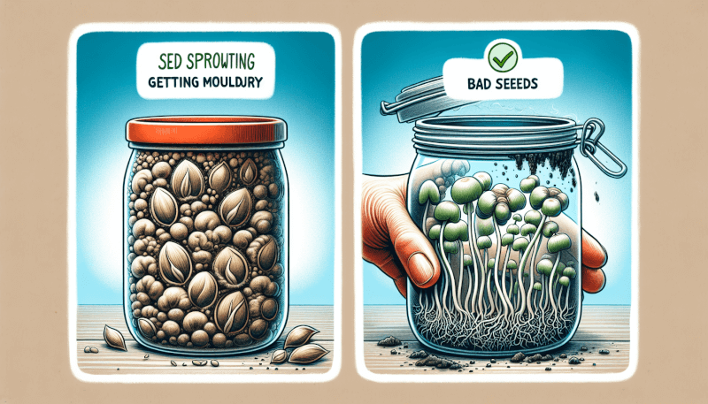 Sprouting Seeds Going Mouldy