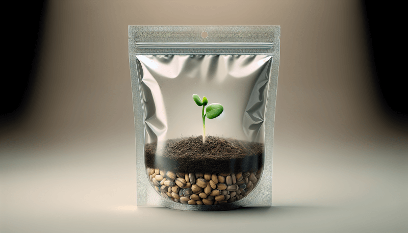 Sprouting Seeds In A Bag