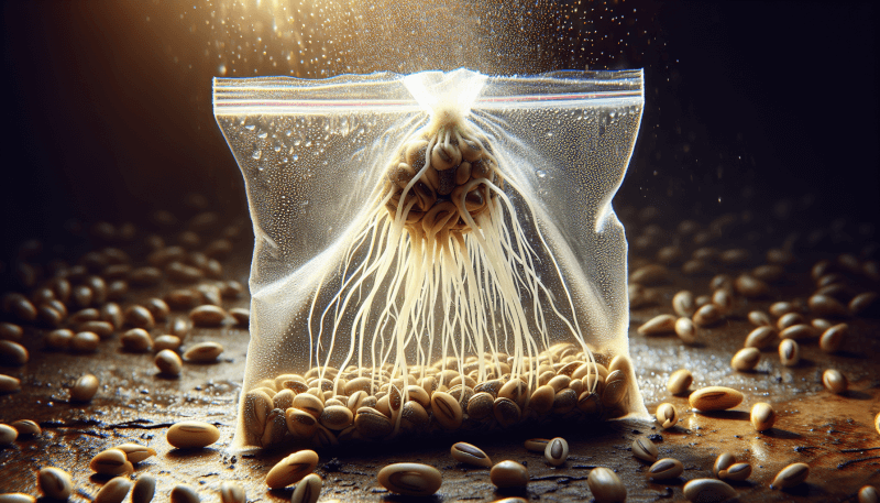 Sprouting Seeds In A Bag