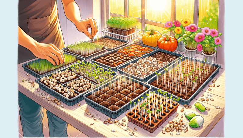 Sprouting Seeds In Trays