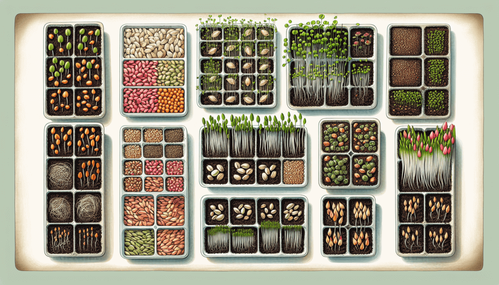 sprouting seeds in trays 4