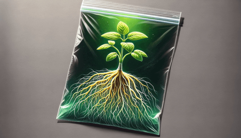 Sprouting Seeds In Ziplock Bag