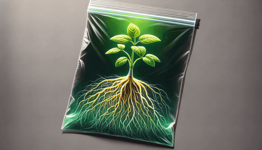 sprouting seeds in ziplock bag 4