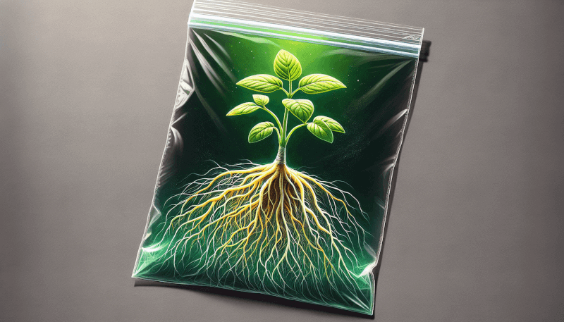 sprouting seeds in ziplock bag 4