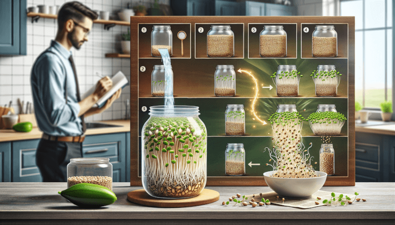 Sprouting Seeds Jar Method