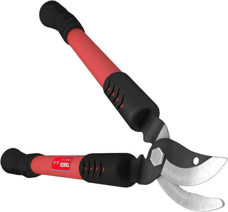 TABOR TOOLS GL18A Small Bypass Lopper, Short Bypass Tree Trimmer, Chops Branches with Ease, Branch Cutter with 1.25 Inch Clean Cut Capacity.