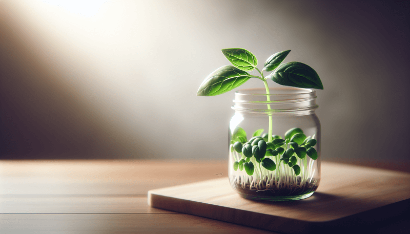 the benefits of growing sprouts in a jar