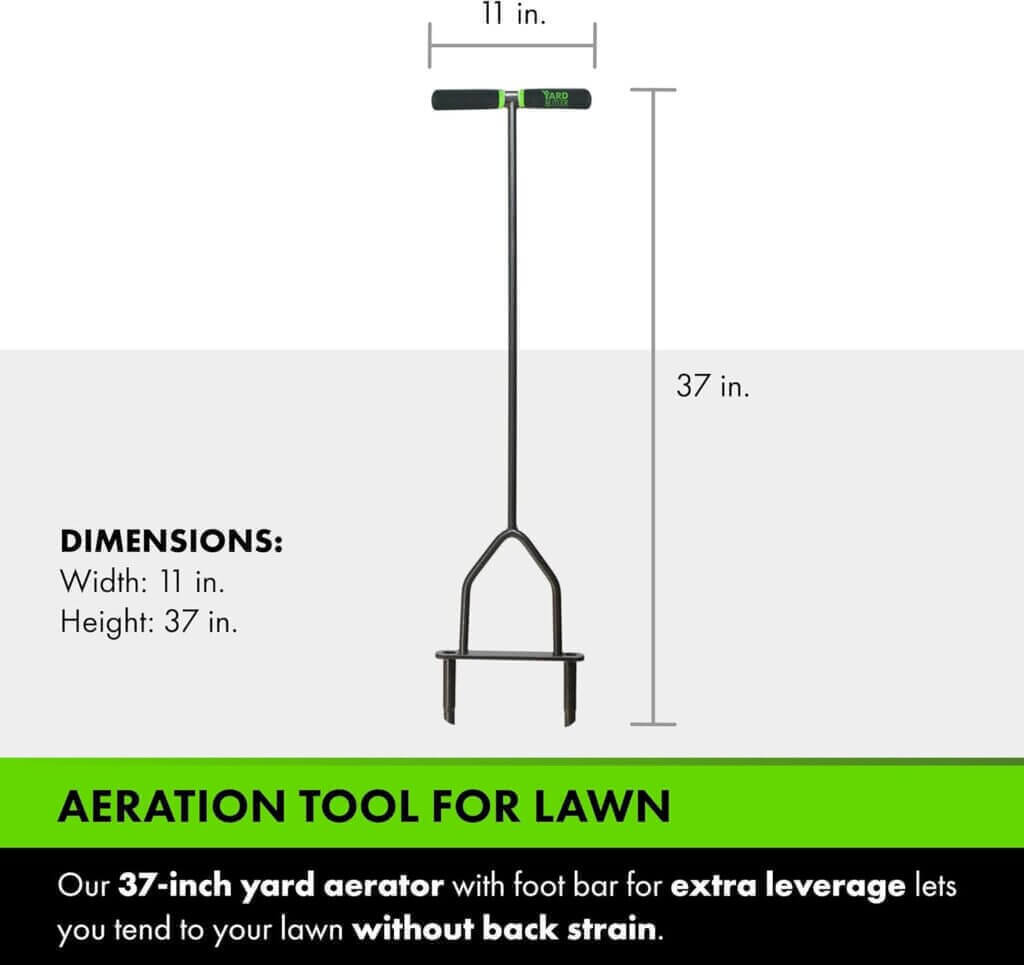 yard butler id 6c manual lawn coring aerator review