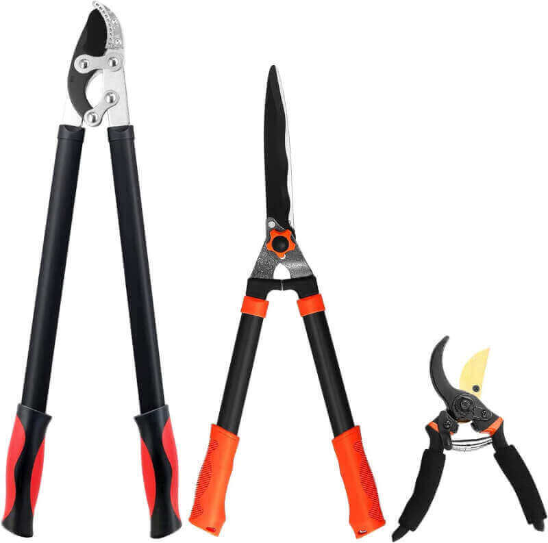 yrtsh loppers hedge shears pruners combo set review