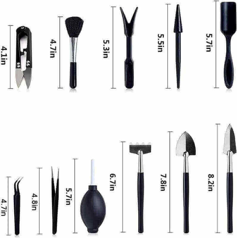 AFAKE Garden Tools Set for Men and Women,Miniature Succulent Tool Kit Seed Starter Care,Heavy Duty Gardening Tools Kit Gardening Gifts,Gardening Hand Tools Supplies for Gardener