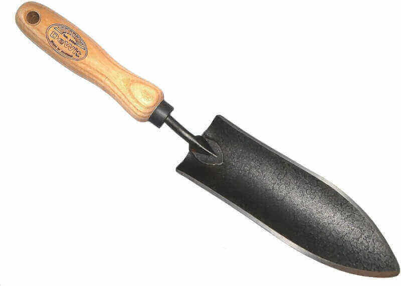 DeWit Forged Transplant Trowel with Short Handle, Lightweight  Durable Garden Tool with Comfortable Grip for Planting, Digging  Transplanting