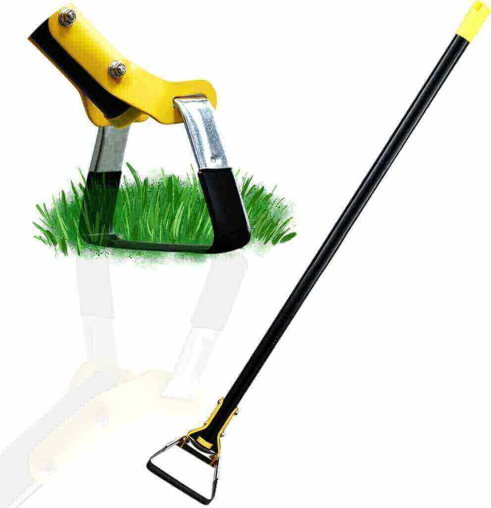 donsail hoe garden tool scuffle garden hula hoes for weeding gardening long handle heavy duty adjustable weeding loop st