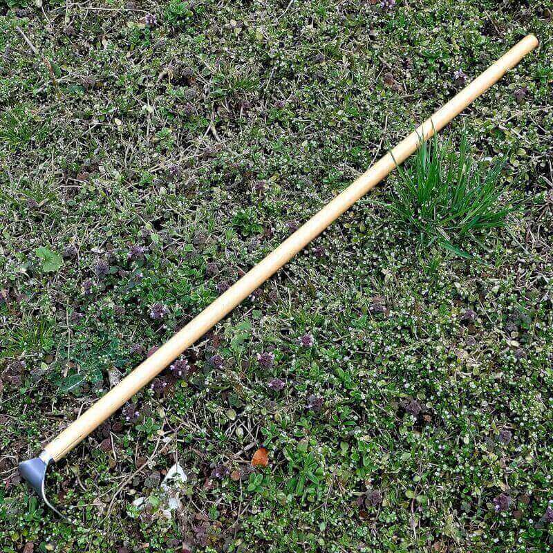 Garden Hoe Long Handle 43 Heavy Duty Japanese Stainless Steel, Made in JAPAN, Draw Hoe Weeding Tool, Stand Up Weeder Hand Tool