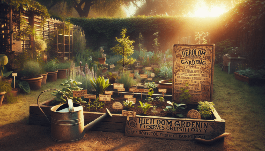 heirloom gardening a window to the past