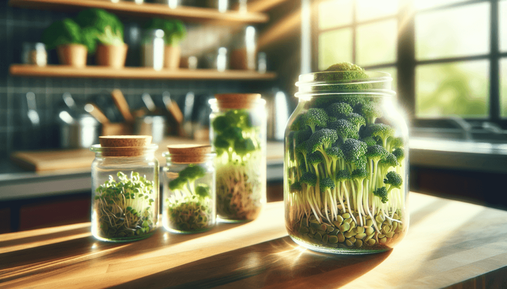 how to grow broccoli sprouts in a jar