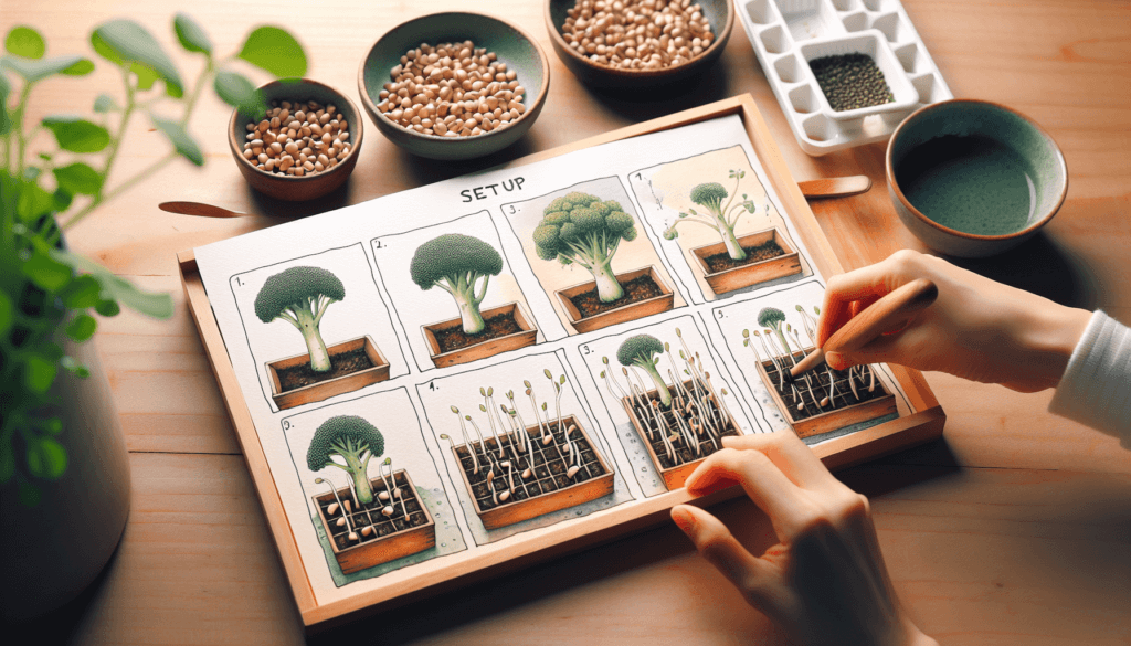 how to grow broccoli sprouts in a tray 1