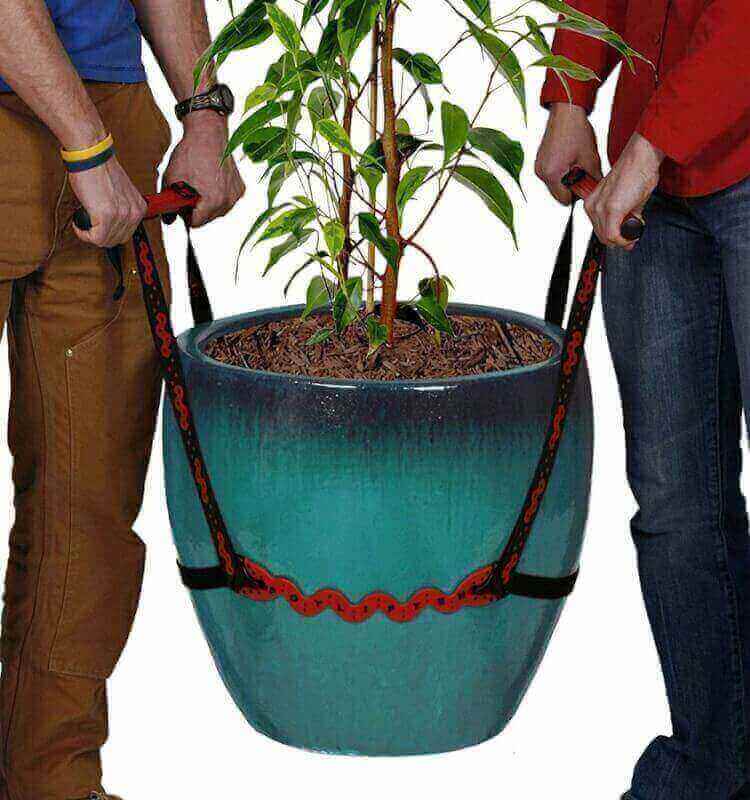 PotLifter - Potted Plant Mover and Essential Lifting Tool For Garden Flower Pots, Planters, Trees, Rocks - Lifts Up to 200 Pounds - A Plant Caddy Alternative, Easily Move Heavy Items Around Your Yard