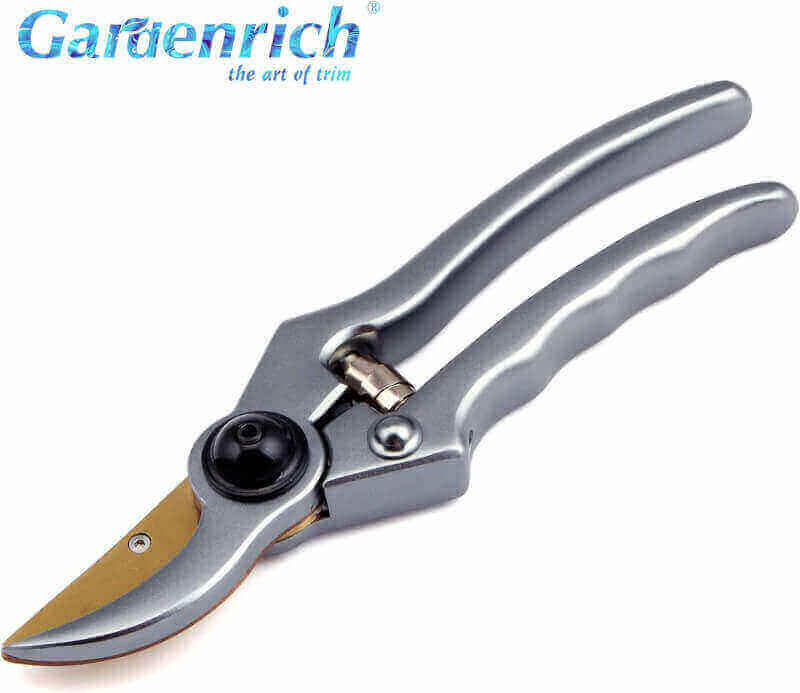 Profession Aluminum Garden Pruning Shears – Perfect Bypass Tree Trimmer, Garden Shears, Hand Pruner with Safety Lock System