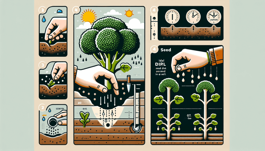how deep should broccoli seeds be planted