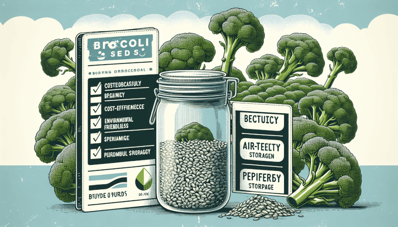 Organic Broccoli Seeds Bulk