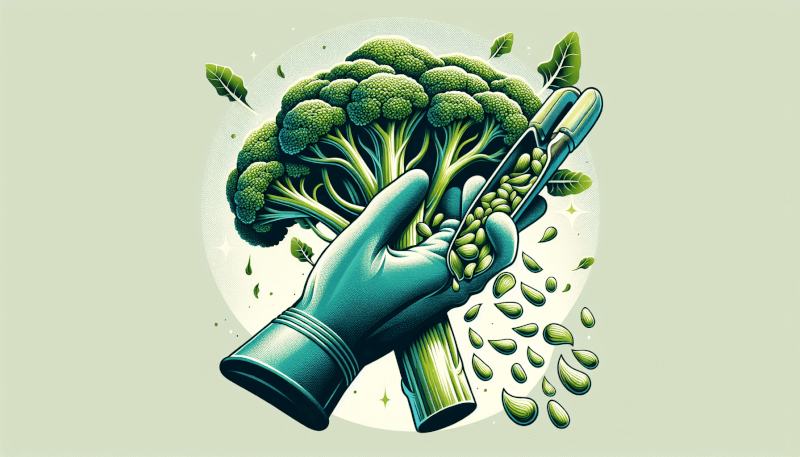 Broccoli Seeds Harvesting