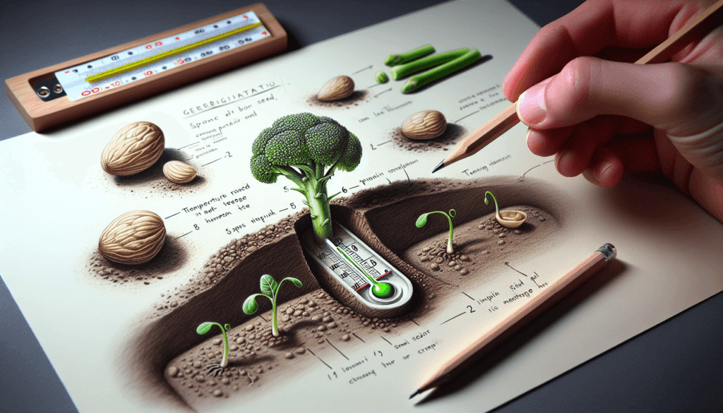 what temperature do broccoli seeds germinate