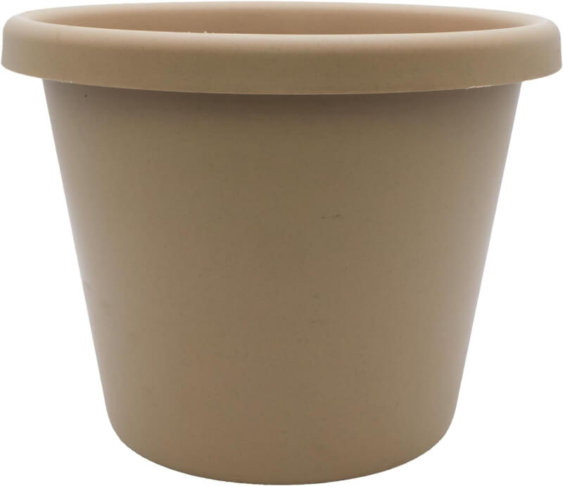 The HC Companies 20 inch Round Classic Planter - Plastic Plant Pot for Indoor Outdoor Plants Flowers Herbs, Clay