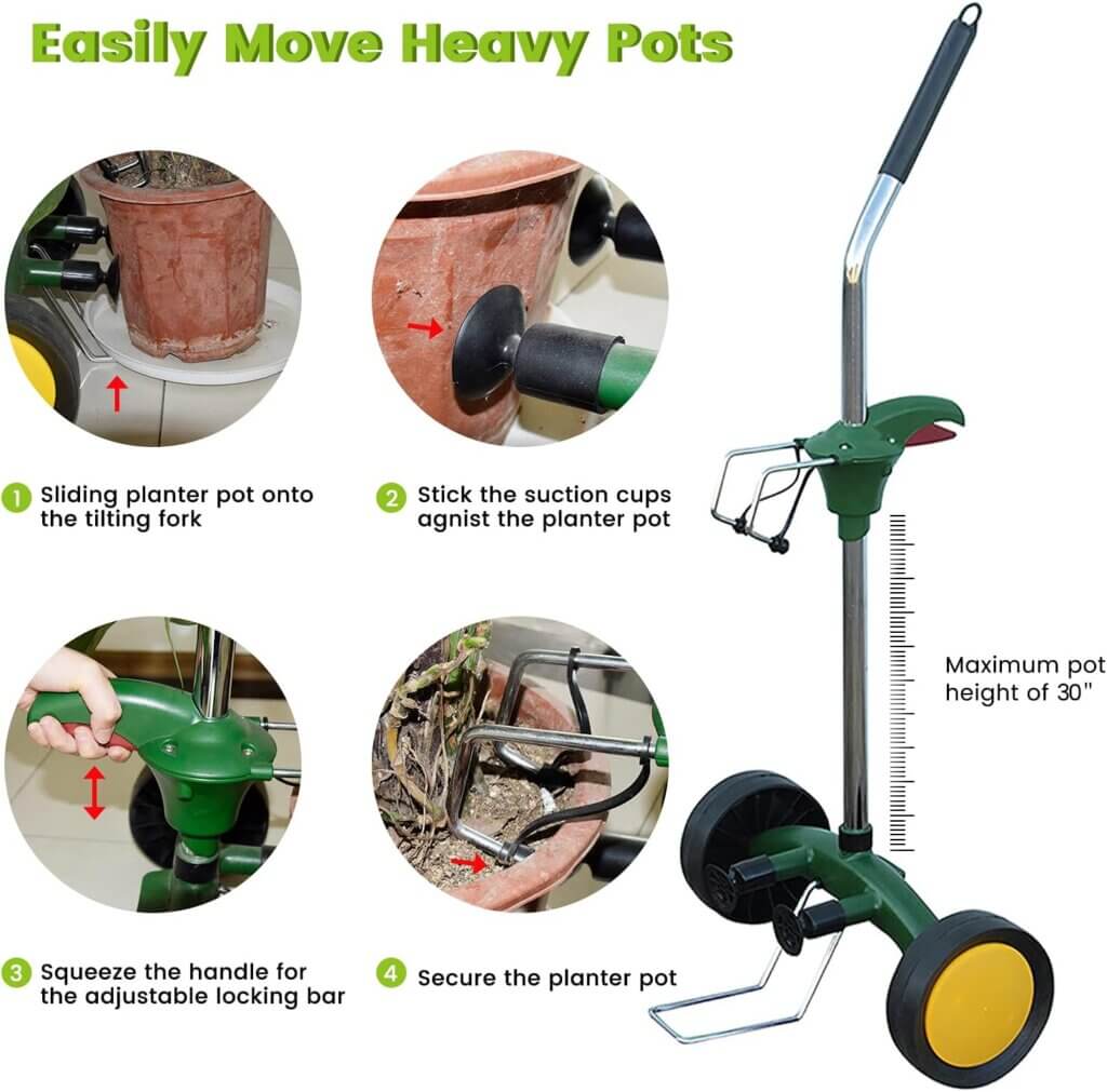 ejwox garden pot mover review