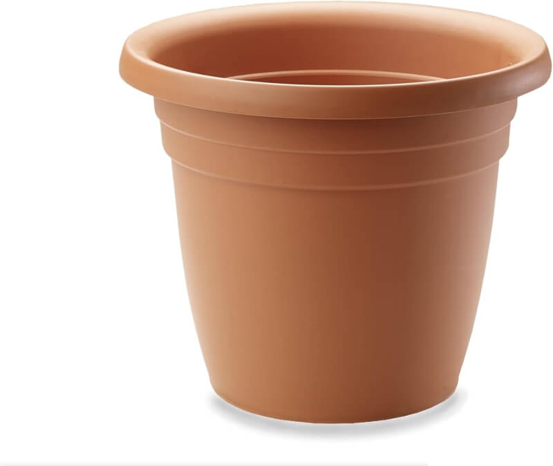 Crescent Too Emma Plant Pot, 10-Inch Terracota (Bag of 12)